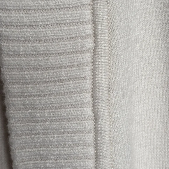 Chicos Women's Cream Cardigan Vest - Picture 3 of 4